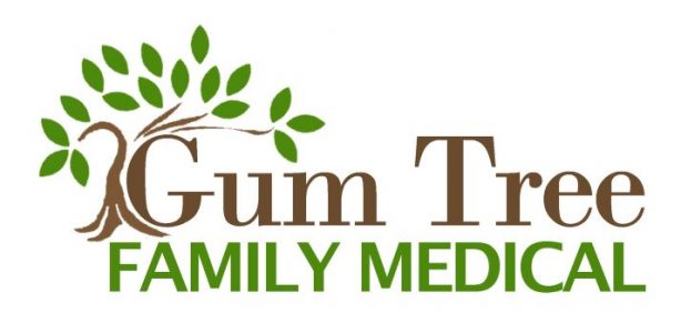 gum tree family medical logo